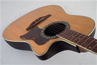 Lot 91 - Applause by Ovation electro acoustic bowl back guitar