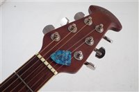 Lot 91 - Applause by Ovation electro acoustic bowl back guitar