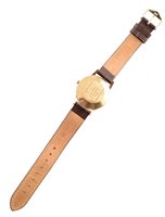 Lot 168 - A Tudor 9ct gold 1960 wristwatch with presentation inscription
