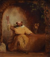 Lot 291 - Henry Liverseege, "The Merry Monk", oil.
