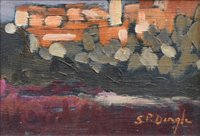 Lot 339 - Stephanie Dingle, "Roussillon", oil.