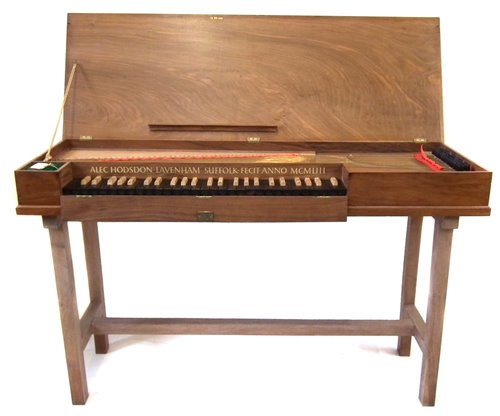 Lot 1 - Modern unfretted Clavichord by Alec Hodsdon 1953