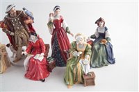 Lot 59 - Royal Doulton Henry VIII and six wives figure set