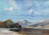 Lot 246 - Ivan Taylor, "Llynn Gwynant, Snowdonia", oil.