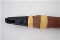 Lot 27 - Boxwood and ivory clarinet by Bilton 93 Westminster Bridge Road