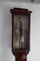 Lot 316 - Whitehurst & Son, Derby, 19th century stick barometer.
