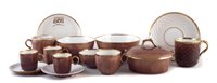 Lot 38 - Collection of Rockingham brown glaze ware