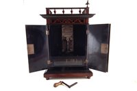 Lot 6 - Mid 19th century continental table top polyphone type disc player.
