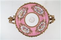 Lot 51 - Serves porcelain tazer dated 1843 in ormolu mount