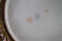 Lot 51 - Serves porcelain tazer dated 1843 in ormolu mount