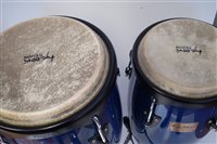 Lot 77 - Pair of Tycoon Percussion Congas with stands
