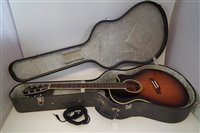 Lot 65 - Epiphone Orville steel string guitar EO-1VS, with hard case