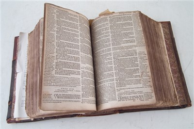 Lot 194 - "Breeches" Bible, Robert Barker, London 1606.