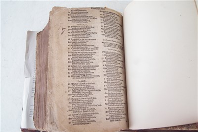 Lot 194 - "Breeches" Bible, Robert Barker, London 1606.
