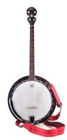 Lot 143 - Aria four string Tenor banjo