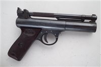 Lot 77 - Webley Premier .22 air pistol with box
