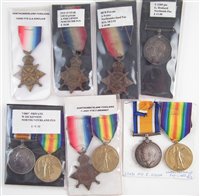 Lot 305 - Collection of WW1 Northumberland Fusiliers medals
