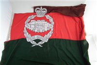 Lot 341 - Yeomanry regiment flag and a tank regiment flag