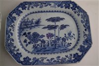 Lot 264 - Ten Chinese export ware octagonal meat plates