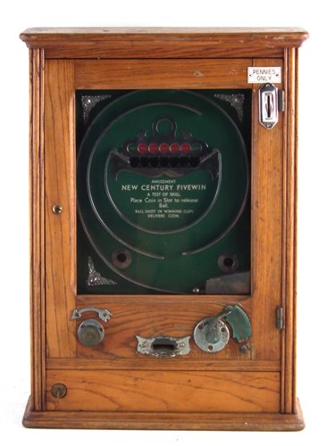 Lot 30 - Allwin New Century Fivewin penny slot pinball machine