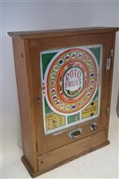 Lot 43 - Roto Fruit English electric penny slot machine