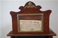 Lot 47 - French slot machine, stamped inside A Bessmann