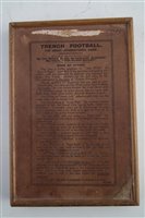 Lot 54 - WW1 British Propaganda Trench Football pinball game