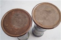 Lot 235 - Pair of Royal Doulton stoneware vases