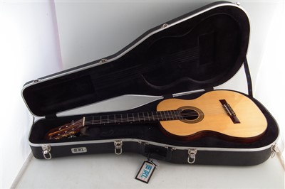 Lot 43 - Classical guitar by John Brayford, with hard case
