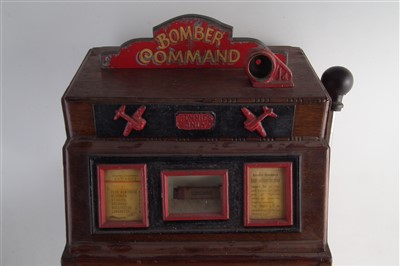 Lot 80 - Bomber Command penny slot one arm bandit