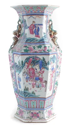Lot 259 - 19th century Chinese canton vase.