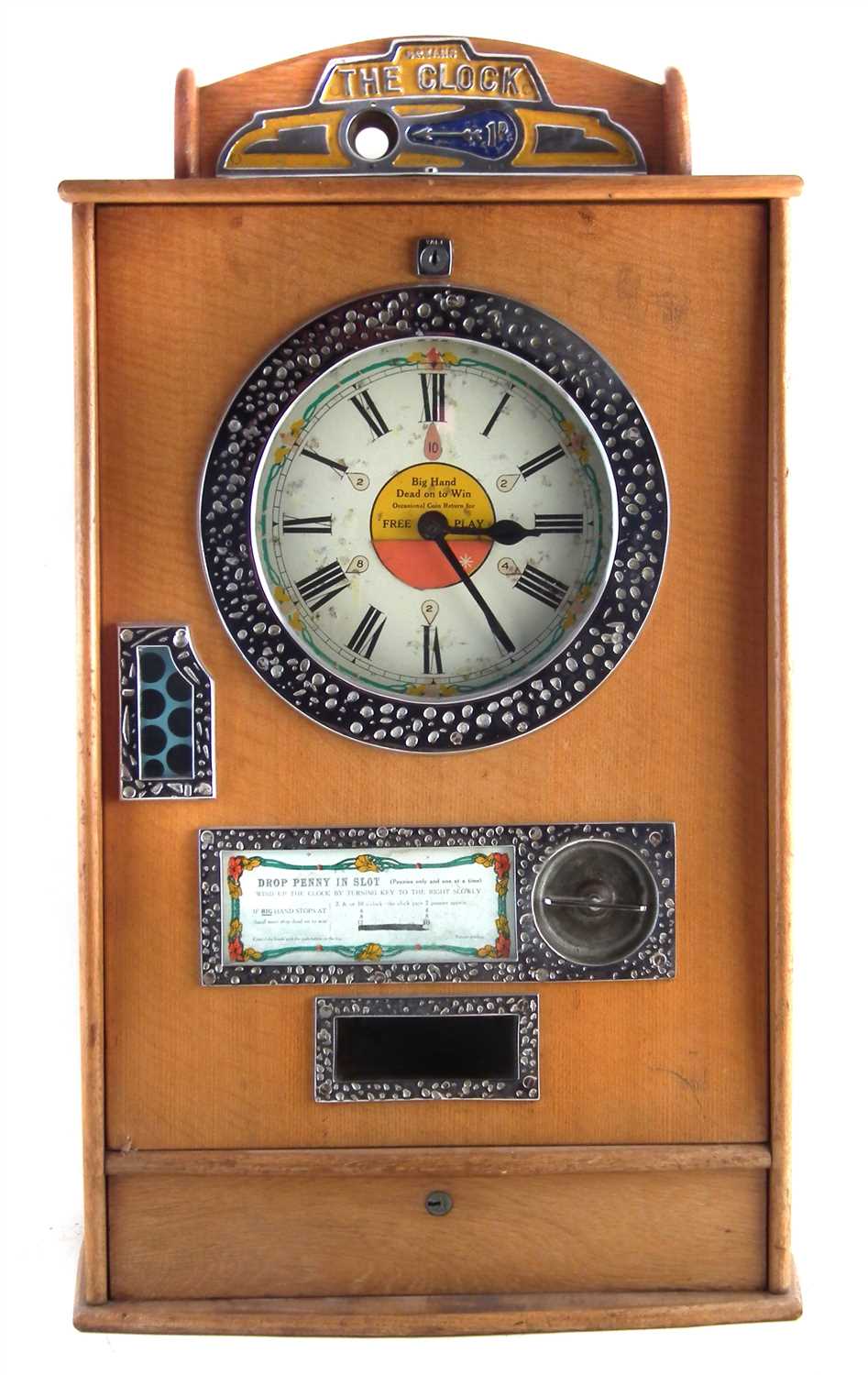 Slotted Clock Lot 96 - Bryan's The Clock penny slot machine,