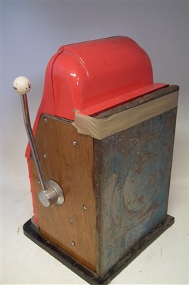 Lot 97 - Mills One Arm Bandit three drum fruit machine