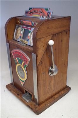 Lot 103 - Screen Stars penny slot one armed bandit