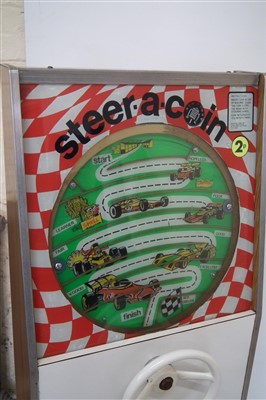 Lot 105 - Steer A Coin Two Penny slot amusement machine
