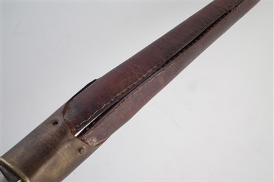 Lot 7 - Replica flintlock Brown Bess musket and bayonet