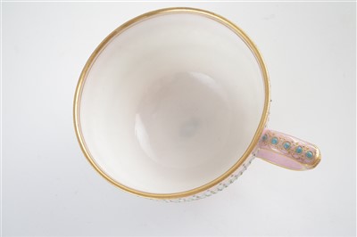 Lot 255 - Royal Worcester reticulated cup by George Owen