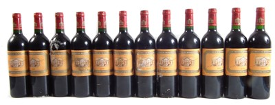 Lot 143 - La Croix de Beaucaillou, St. Julien, 2000, twelve bottles.