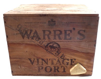 Lot 158 - Warre's Port, 1983, twelve bottles, original wooden case.