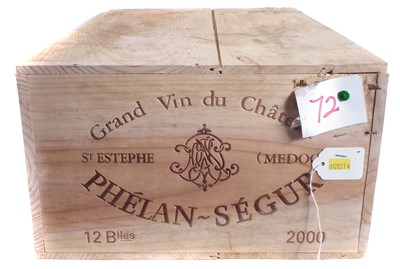 Lot 145 - Phelan-Segur, 2000, original wooden case.