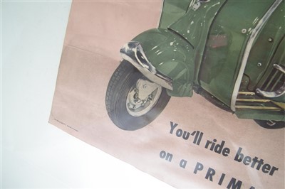 Lot 124 - Two NSU Prima posters, printed in Germany, 59cm (23") x 42cm (16").