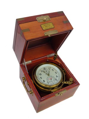 Lot 298 - 20th century Russian marine chronometer.
