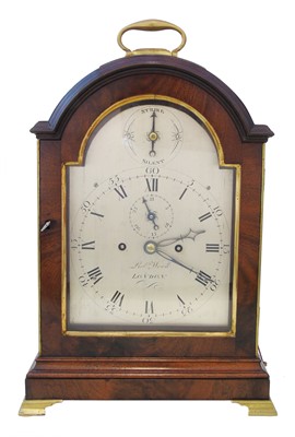Lot 289 - Robert Wood London (1828-32) bracket clock, double fuse 8-day movement