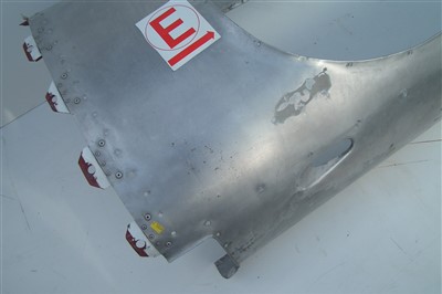Lot 198 - Single seat JEDI aluminium car tub/body (no nose or engine cover), 118cm (46") long.