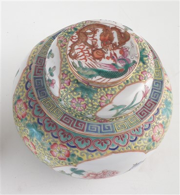 Lot 266 - Early 20th century Chinese jar and cover.