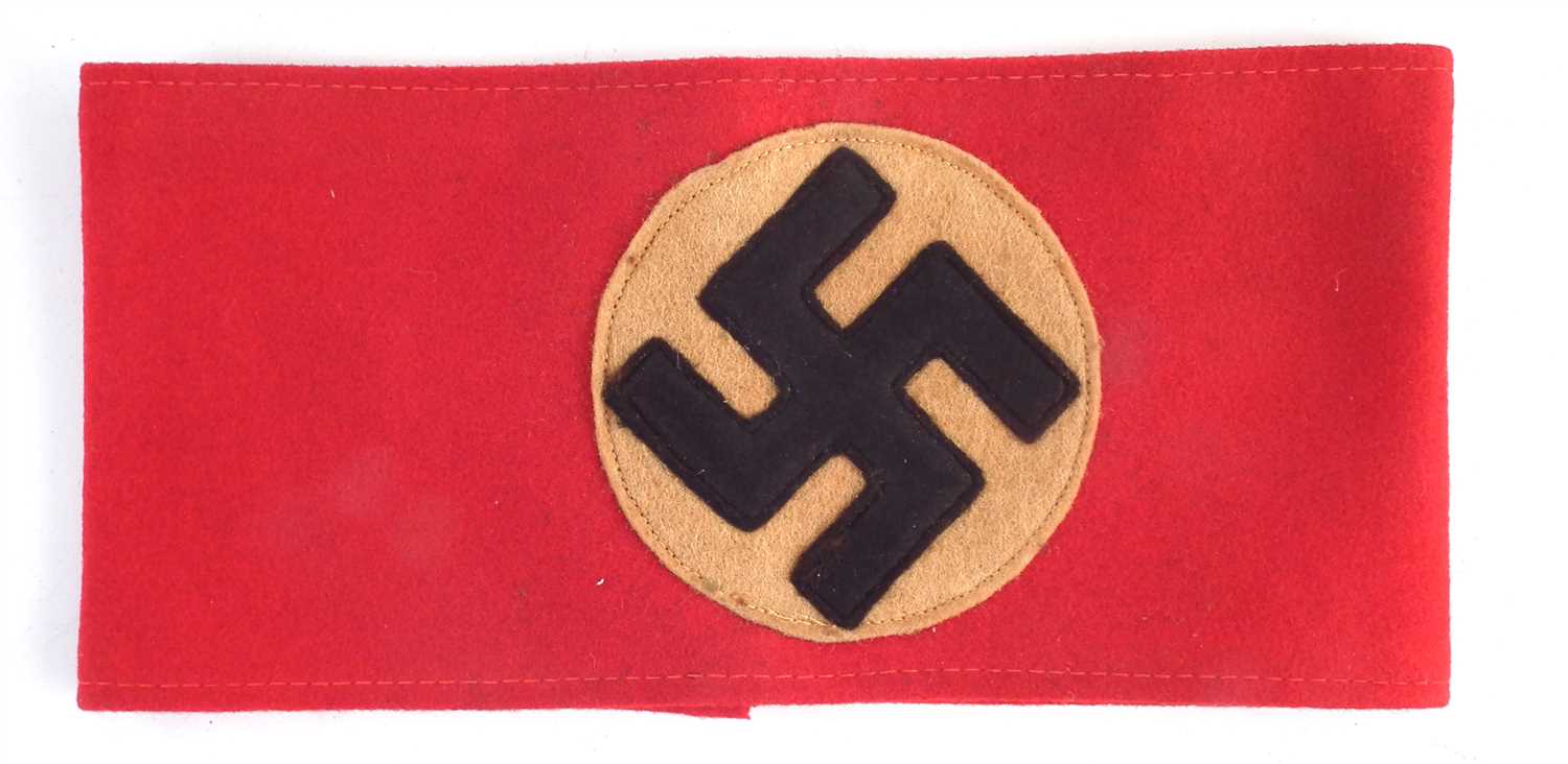 Lot 184 - German Third Reich WWII NSDAP woollen arm band.