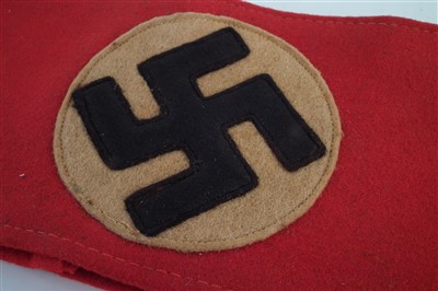 Lot 184 - German Third Reich WWII NSDAP woollen arm band.