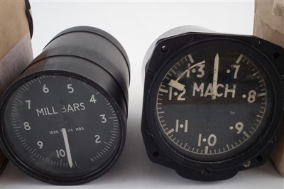 Lot 266 - Aircraft cockpit gauges