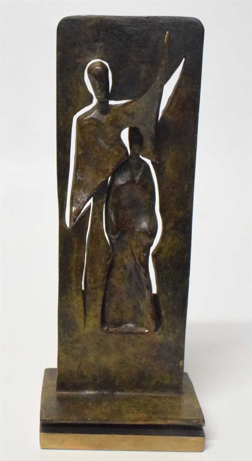 Lot 282 - Joseph Sloan, "Onstage", bronze sculpture.