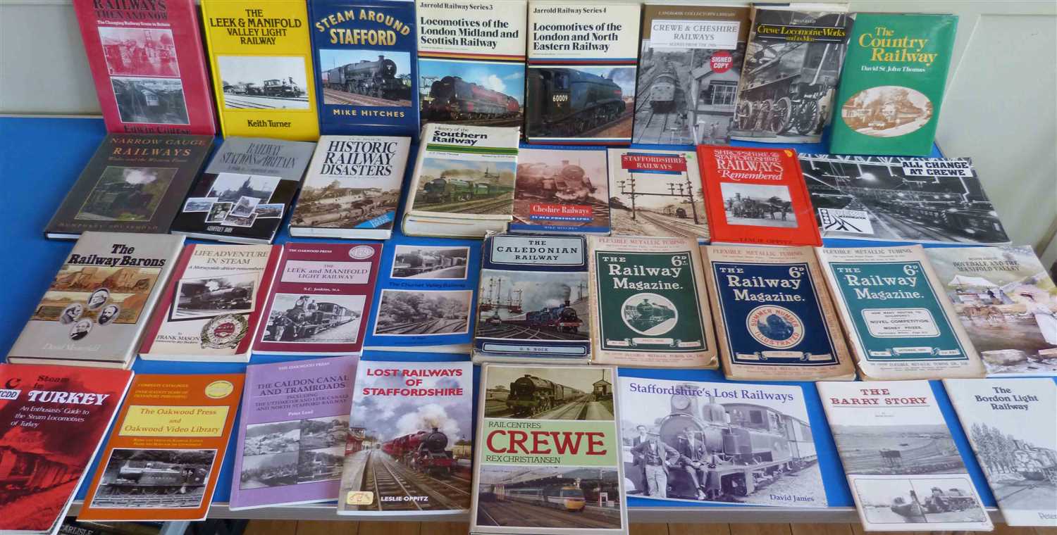 Lot 154 - 33 publications featuring trains